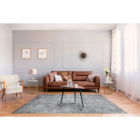 Teppich »Lago«, 80x150 cm grau-anthrazit