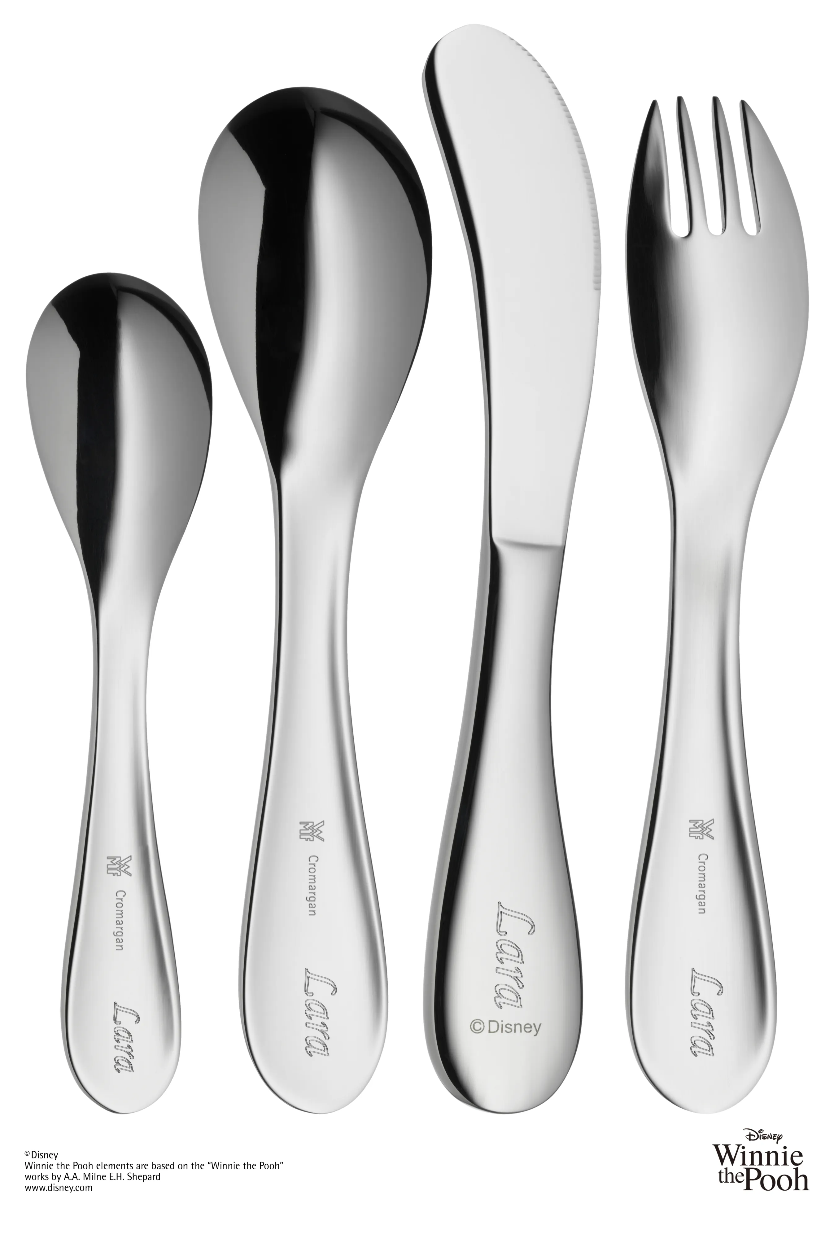 Kids cutlery set Knuddel, 4-piece