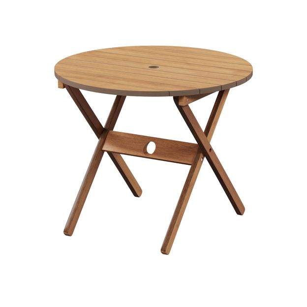 MESA DOBRÁVEL REDONDA 90 CM LEME