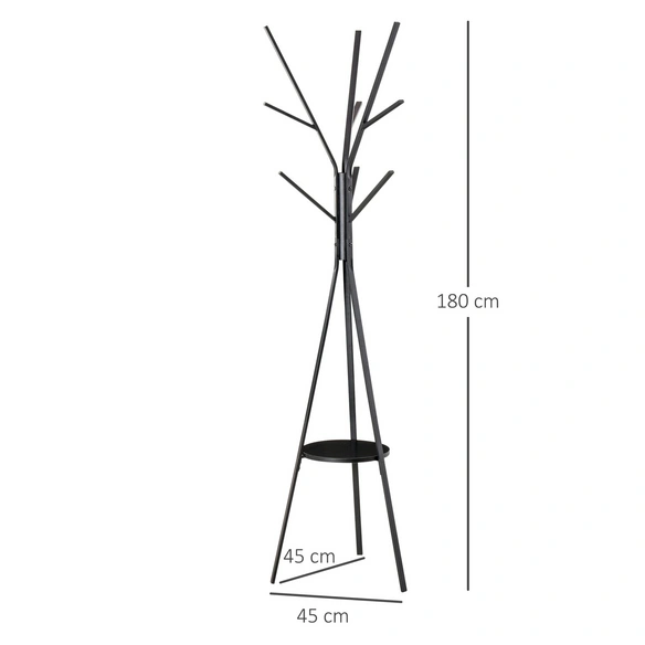 Garderobenständer, BxH: 45 x 180 cm, Holzwerkstoff