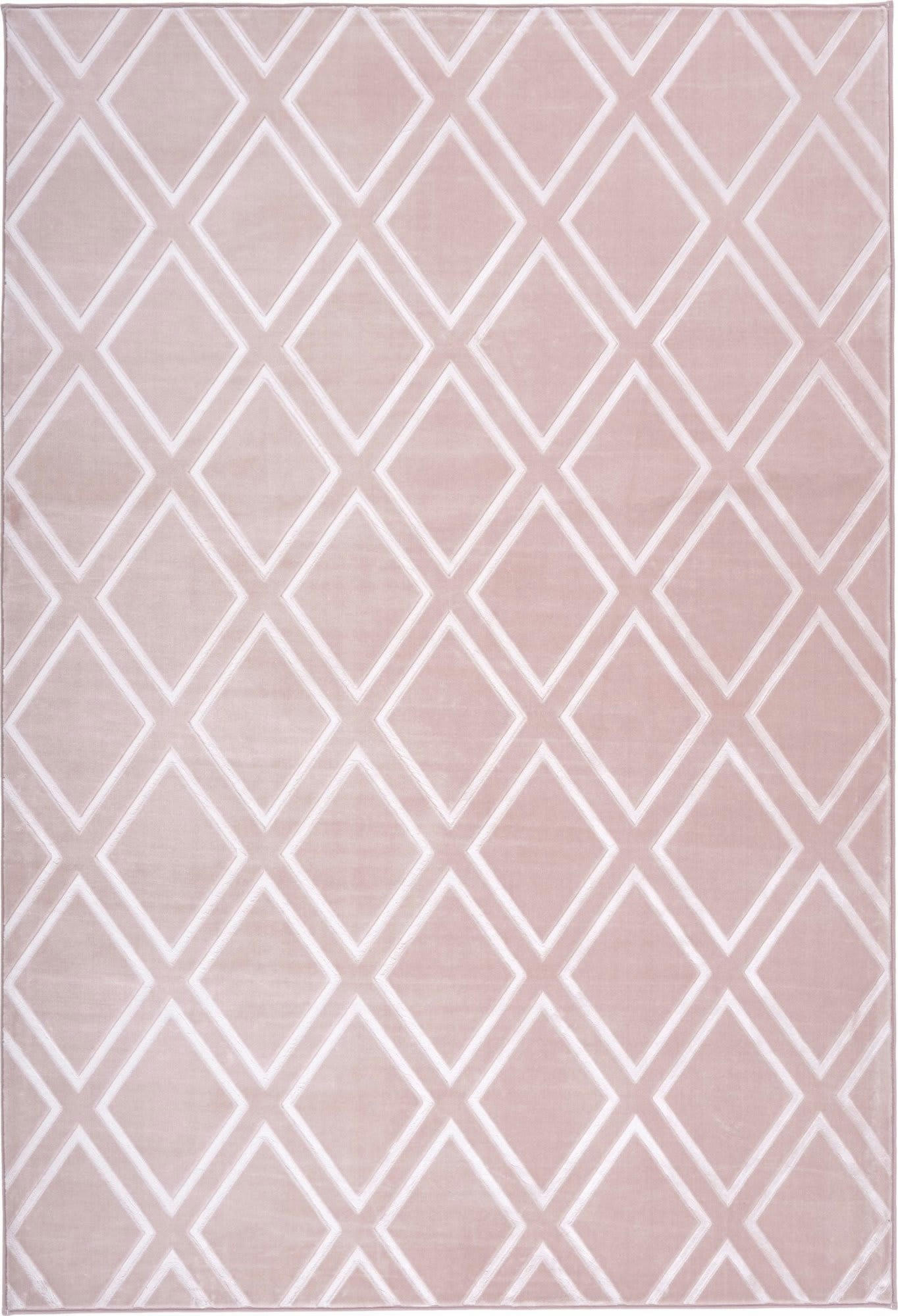 MONROE 300 - Tapis tissé Polyester Rose