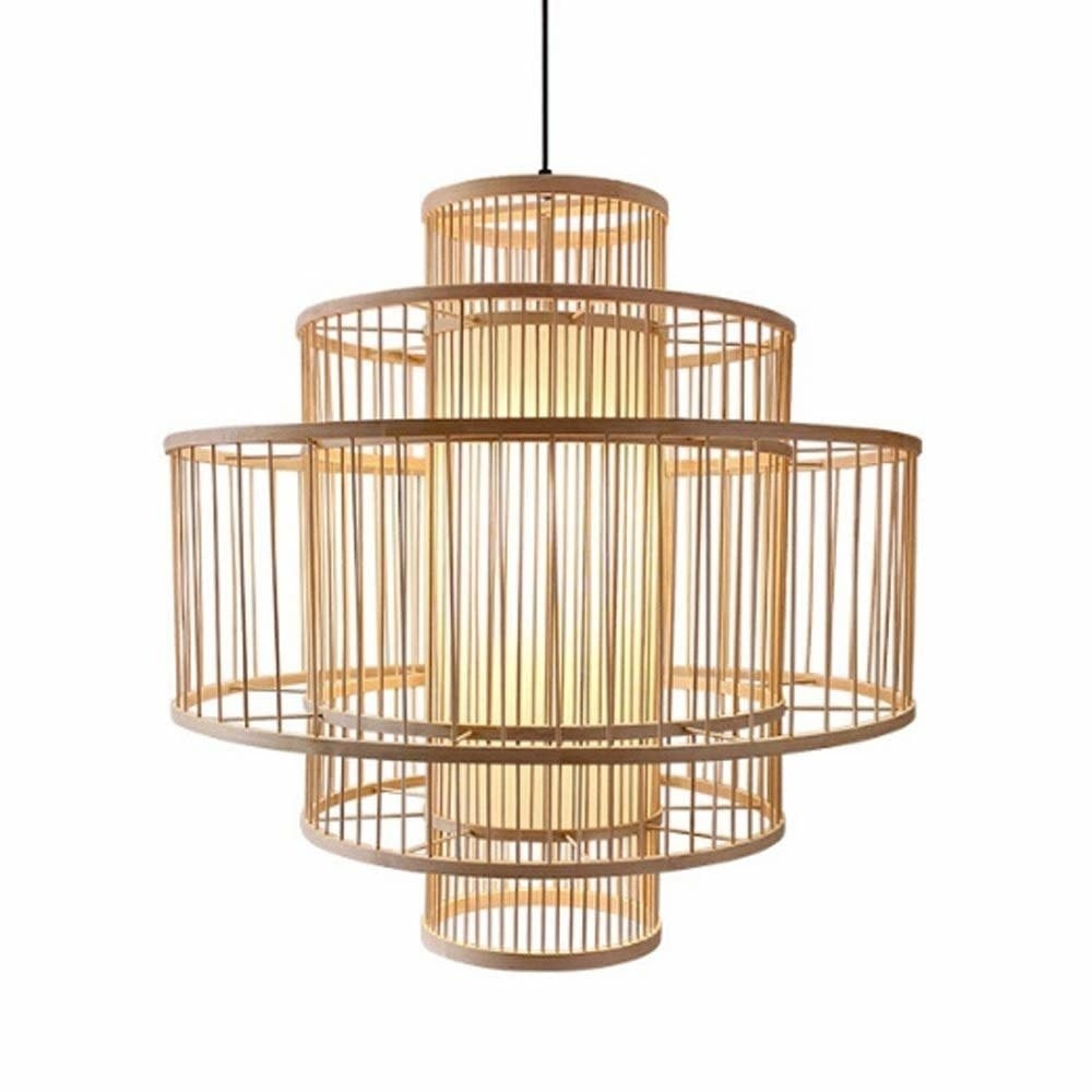 Fine Asianliving Bamboe Hanglamp Handgemaakt Naturel