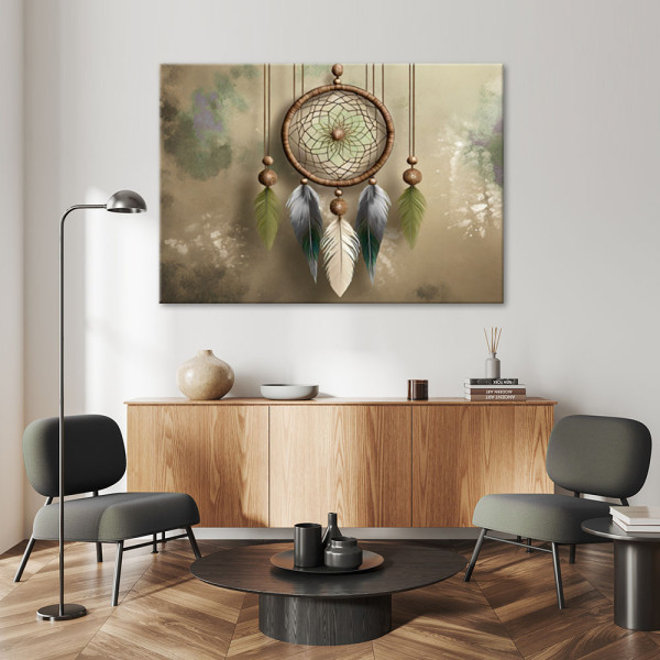Feeby Obraz na płótnie, Łapacz snów boho 60x40