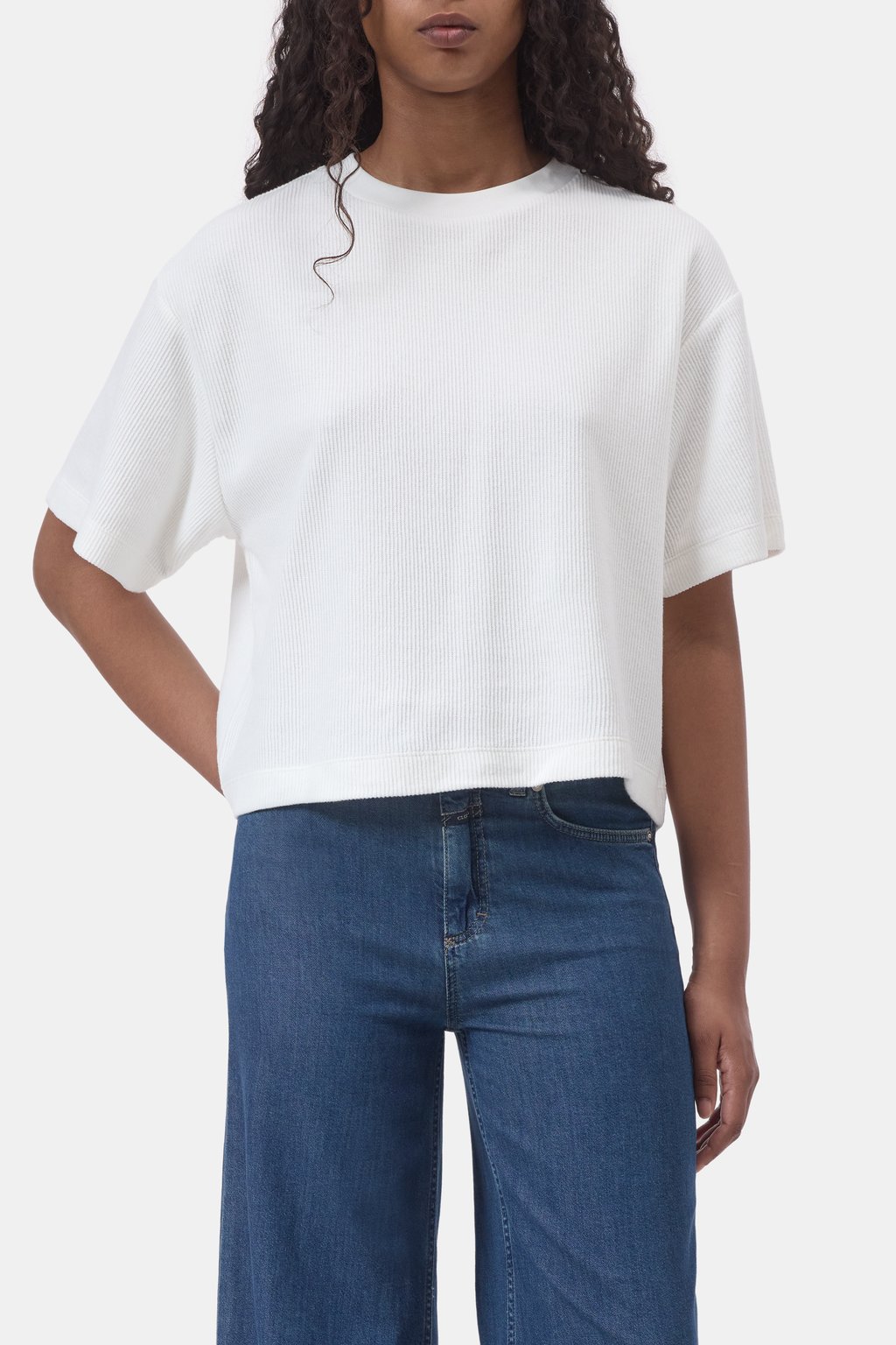 T-Shirt mit Rückenschlitz