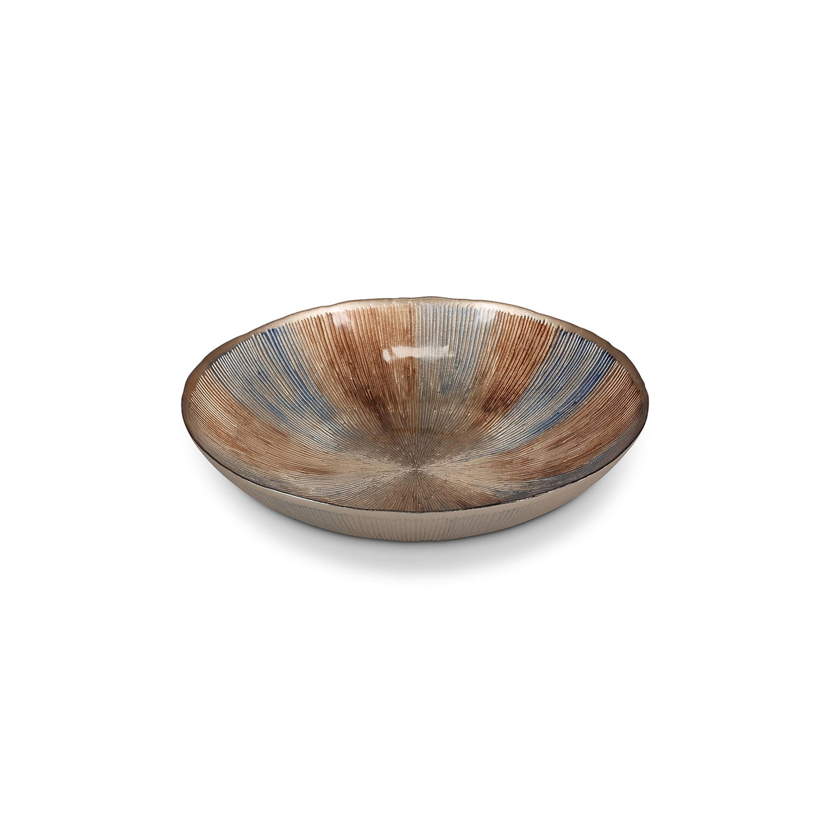 S|P Collection - Sierschaal 33xH6cm glas autumn Cosmo