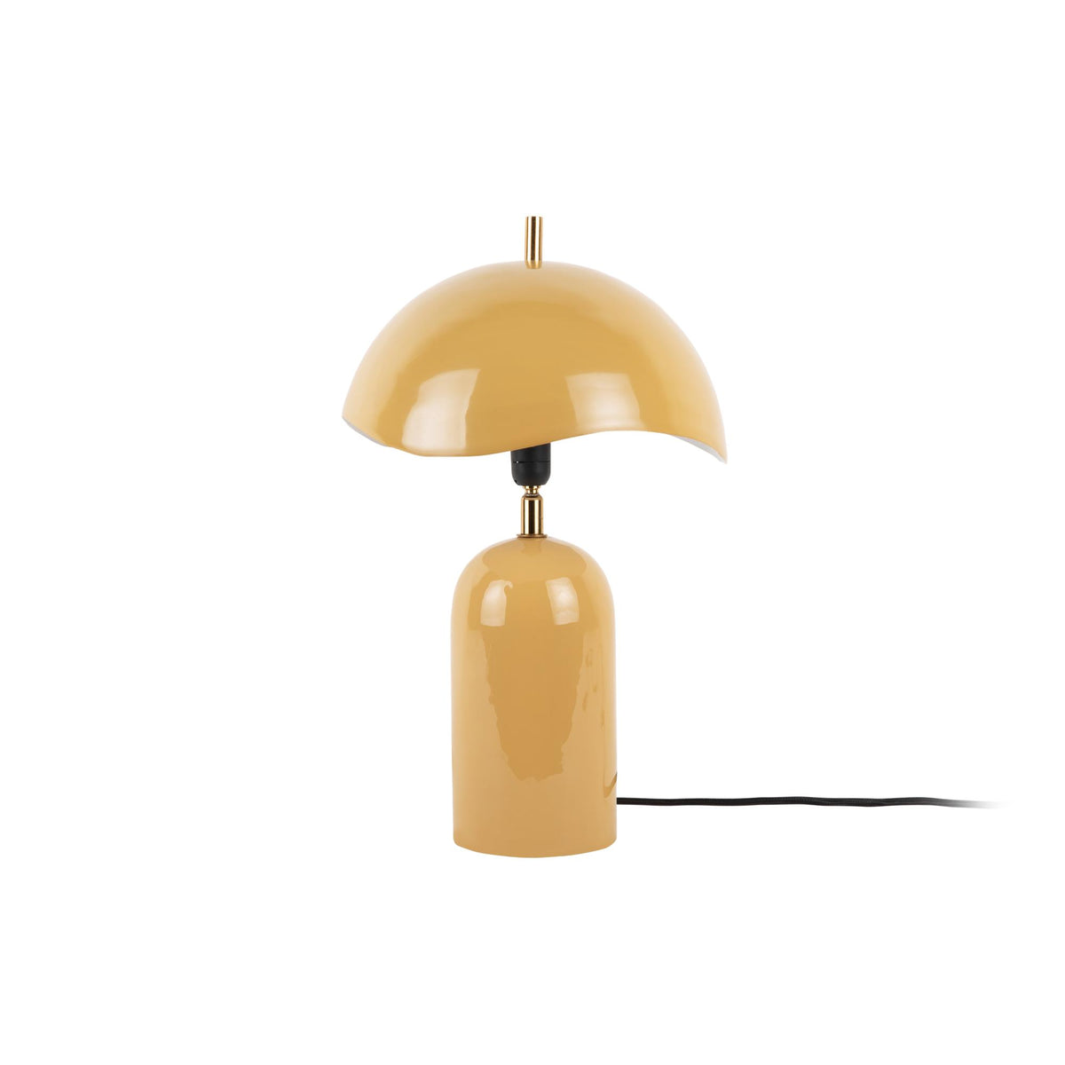 Leitmotiv tafellamp Querido - geel - 25x25x41cm - Paddenstoellamp