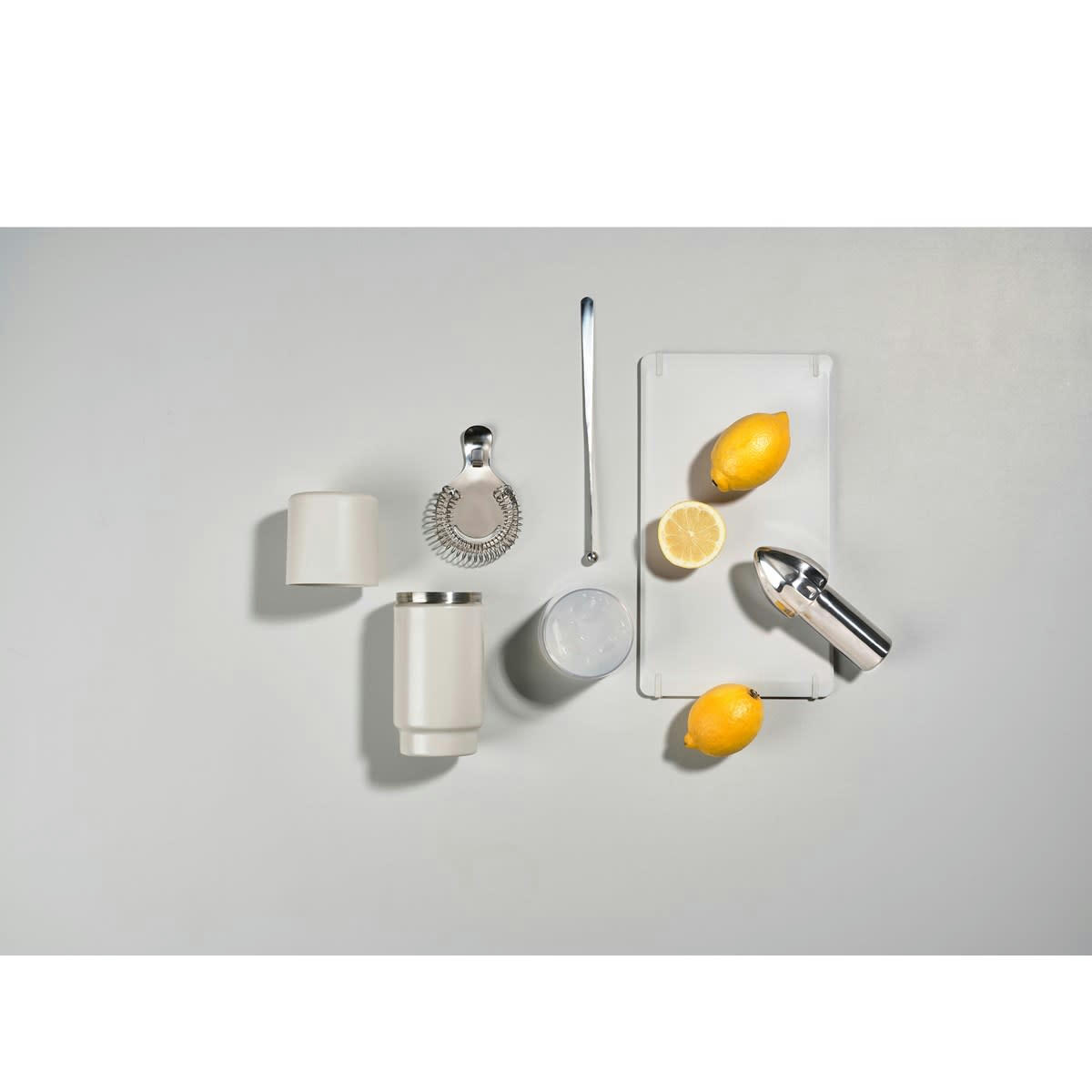 ROCKS - Agitateur en acier beige gris