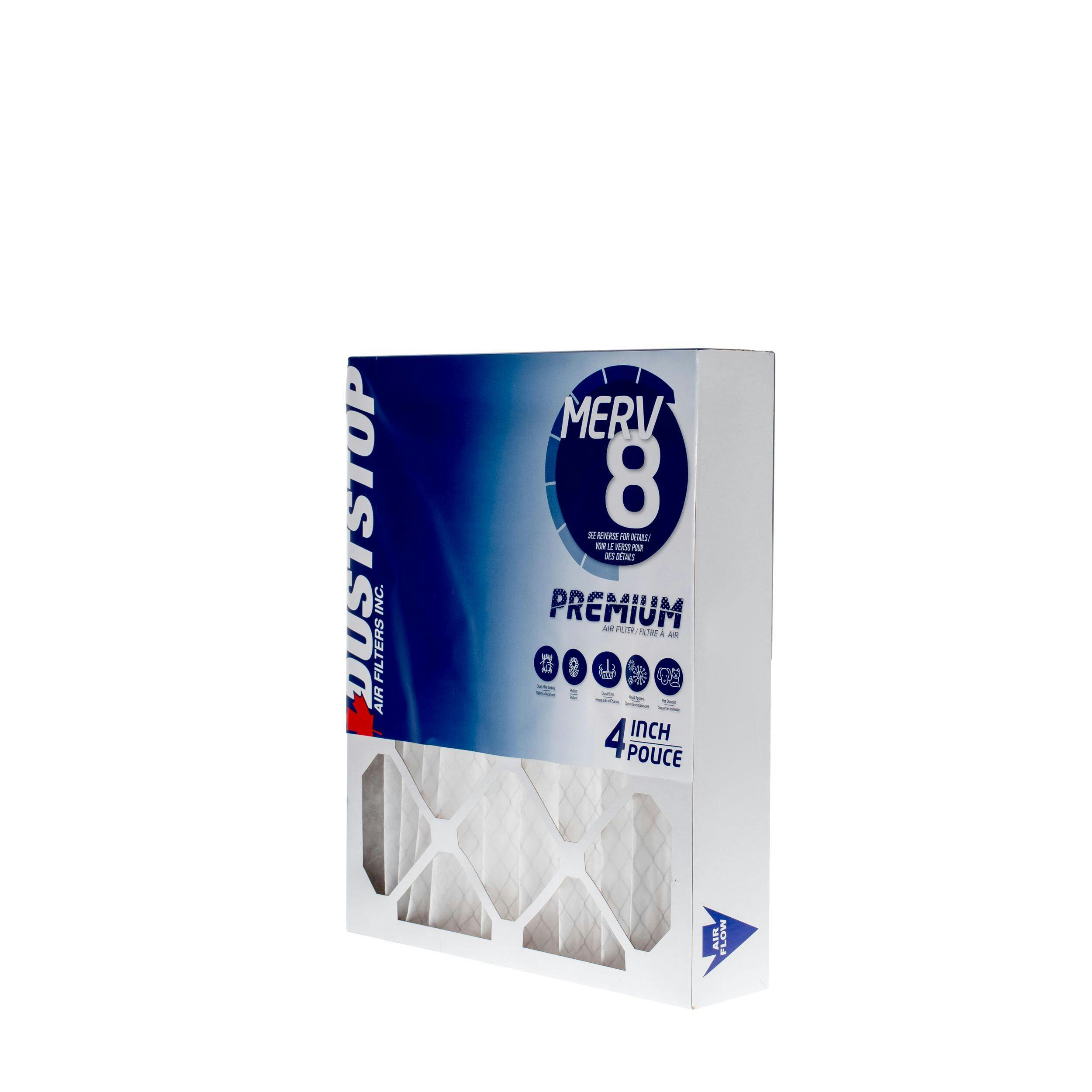 Duststop MERV 8 Premium Filter, 16-in x 20-in x 4-in