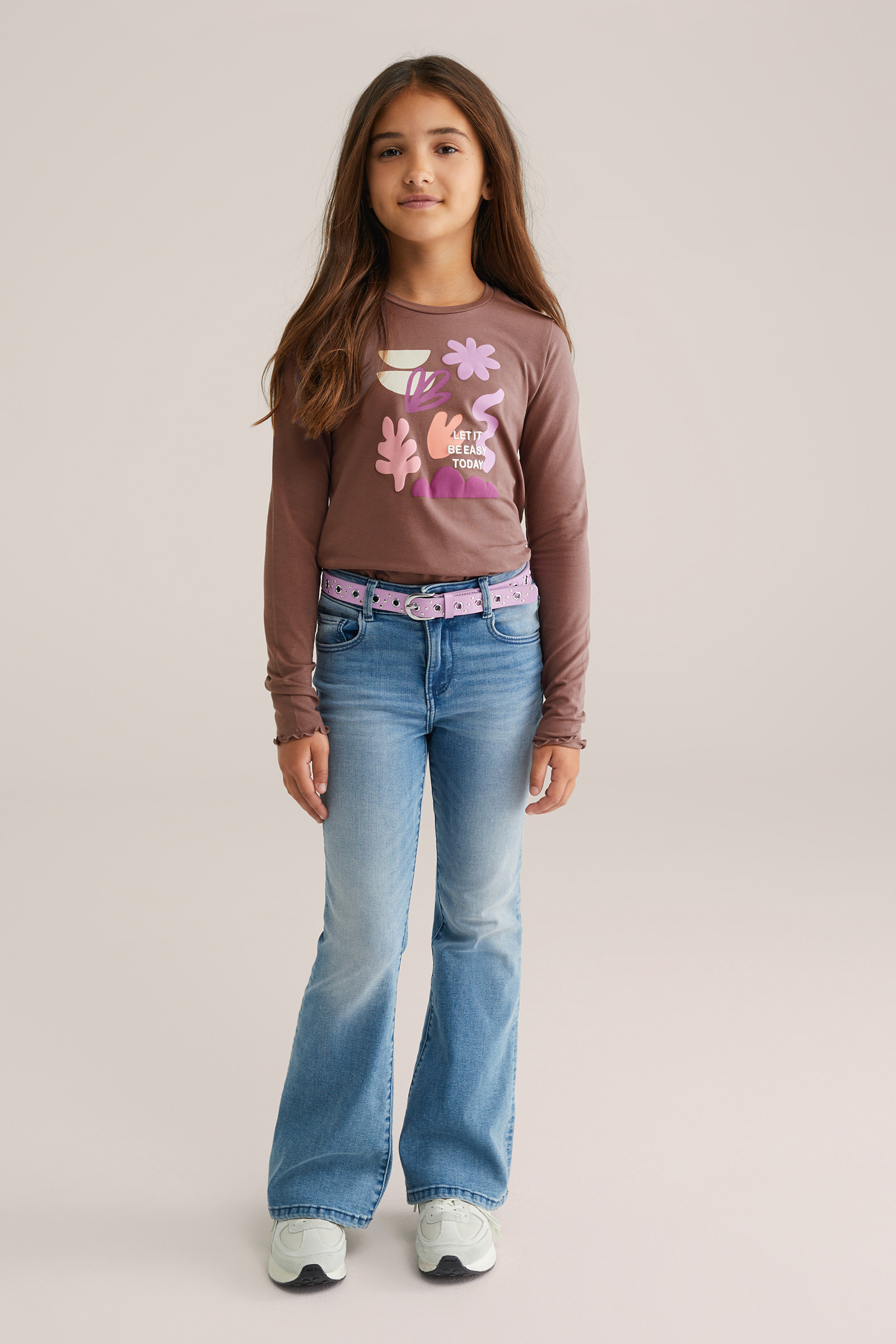 Meisjes T-shirt met opdruk