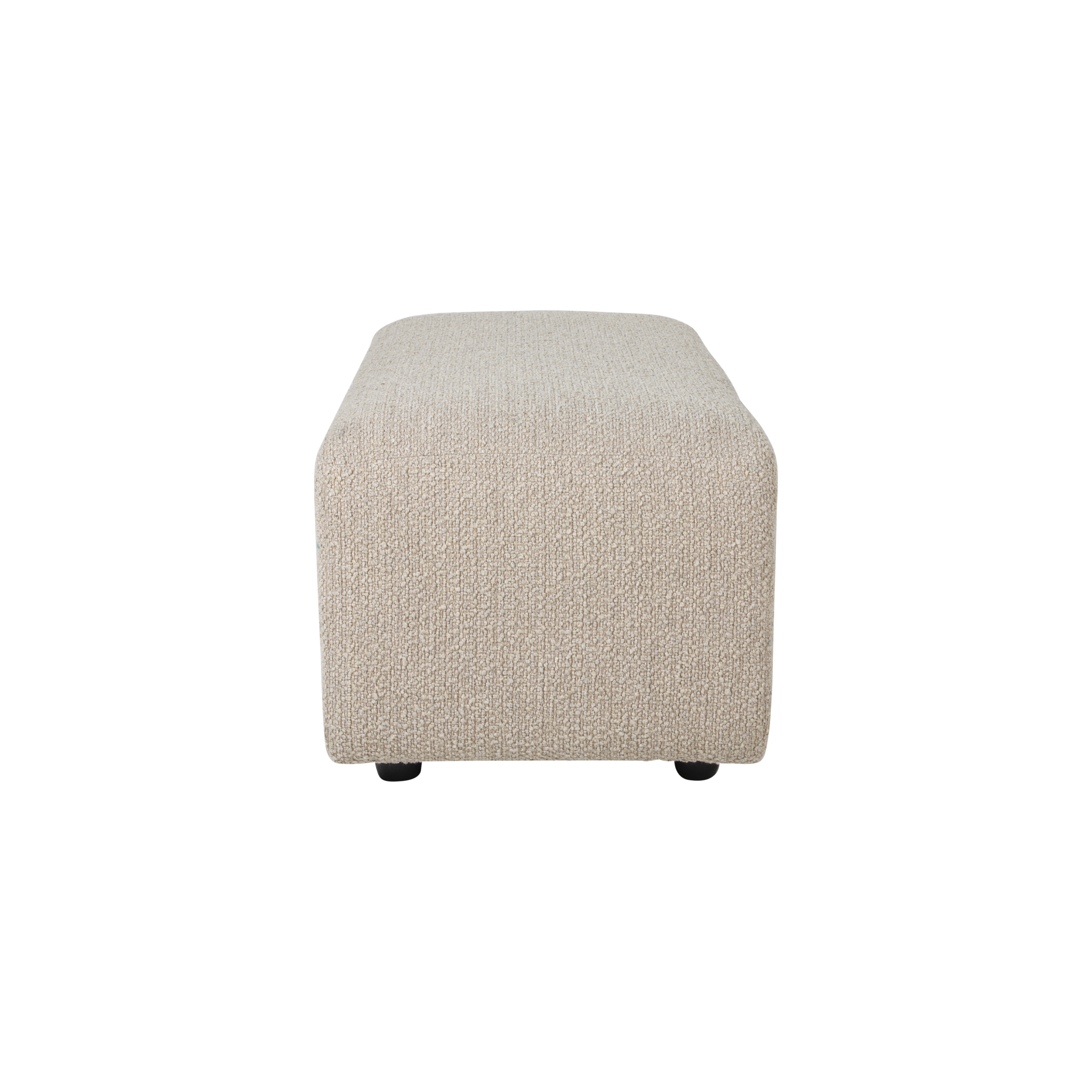 HKliving Jax Bank Element - Hocker Small - Bouclé - Taupe