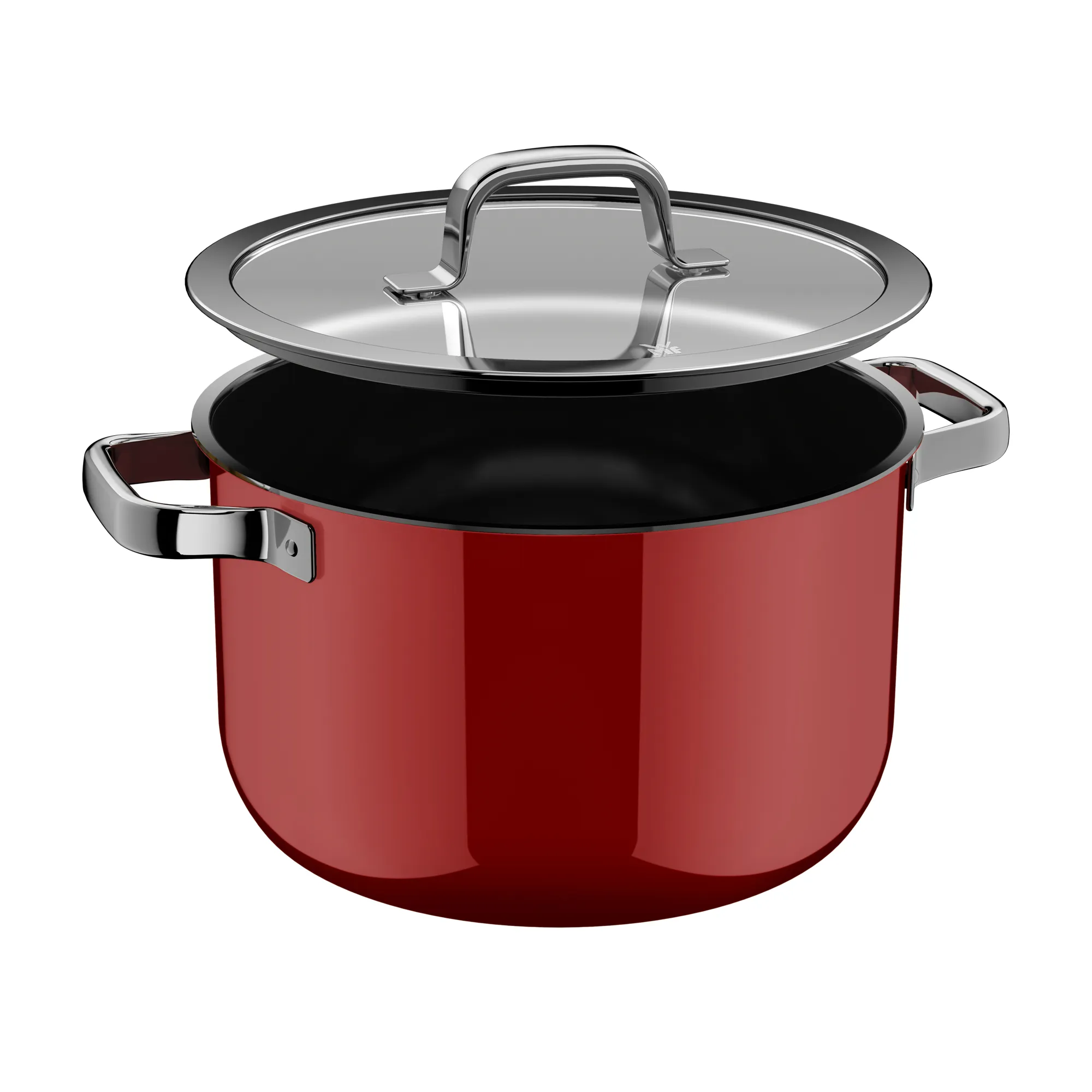 Fusiontec Mineral Pro, Soup Pot With Lid, 24 cm, Passion Red