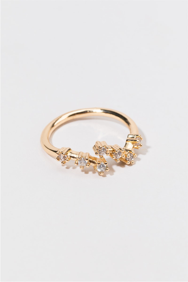 Zodiac Constellation CZ Ring