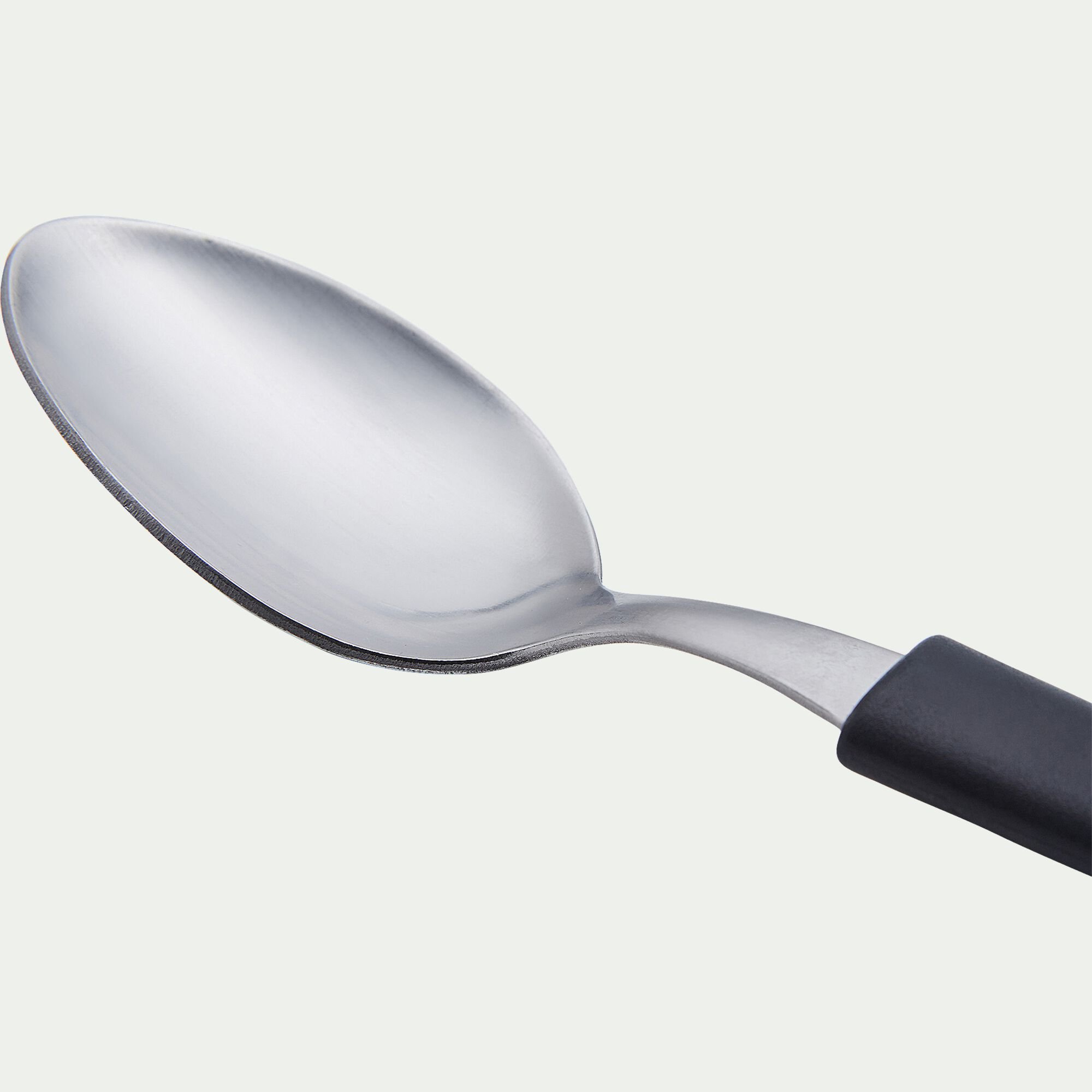 LINE - Cuillère à soupe en matière végétale 100% recyclable - noir