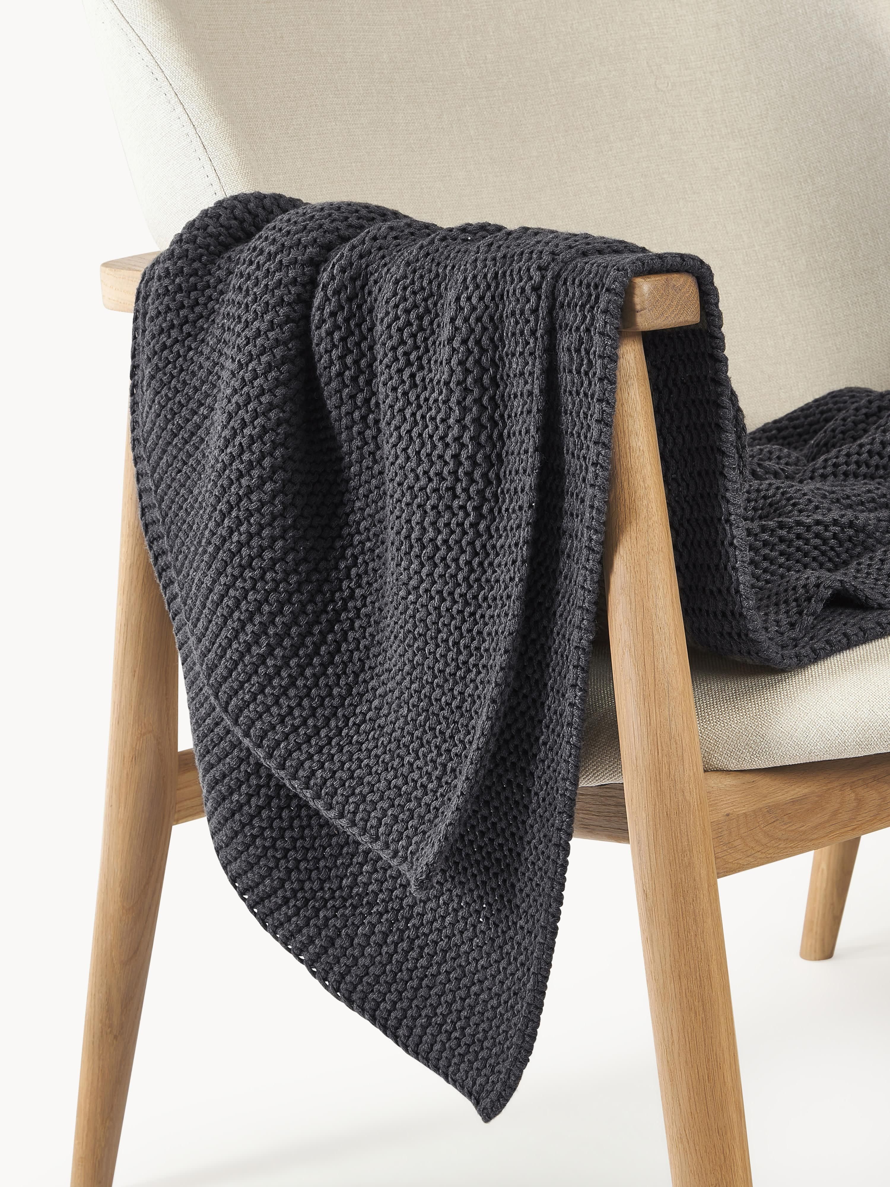 Strickdecke Adalyn aus Bio-Baumwolle