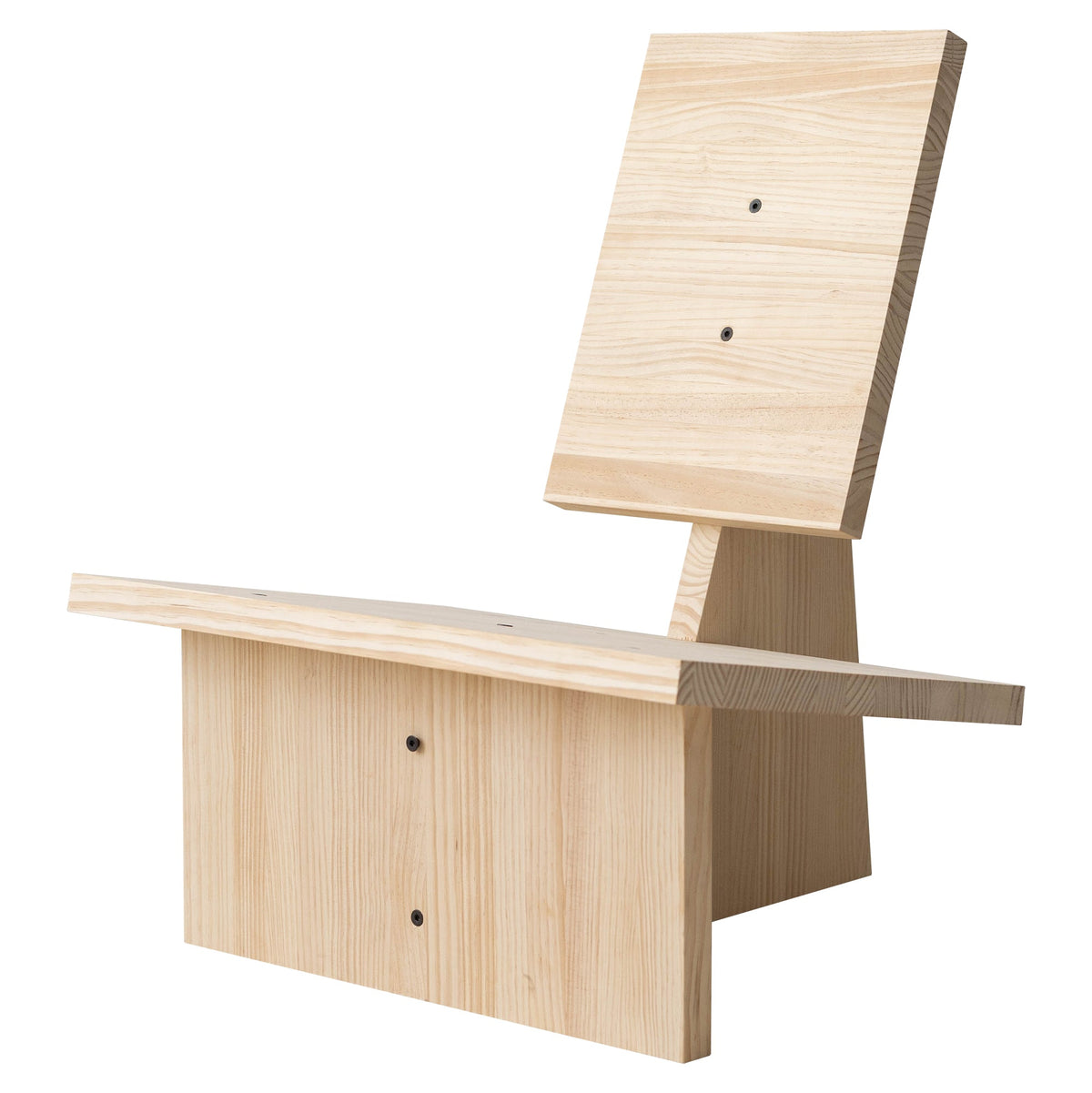 Naan Furniture Fauteuil Trebalúger - Gelakt massief hout - Natuurlijk - 60 x 70 cm