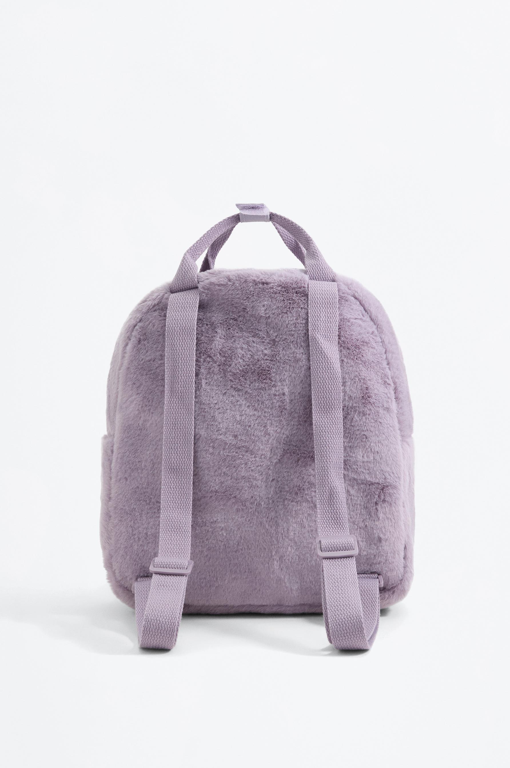 Mochila efecto pelo Kuromi Hello Kitty ©SANRIO