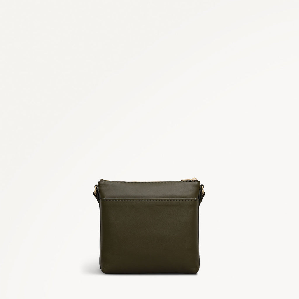 Pockets - Small Ziptop North-South Cross Body Bag