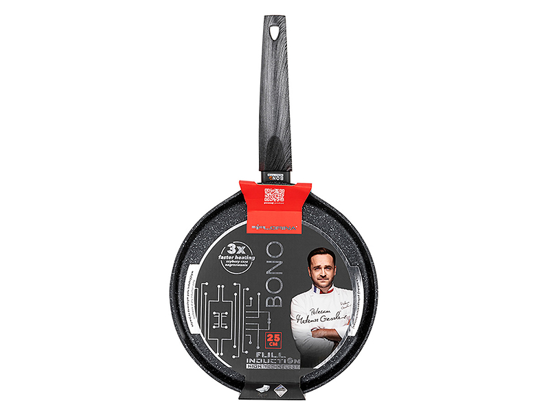 Patelnia do naleśników z dnem Full Induction Bono 25 cm