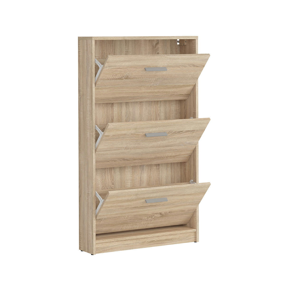 - Meuble chaussures 3 portes stratifiés naturel