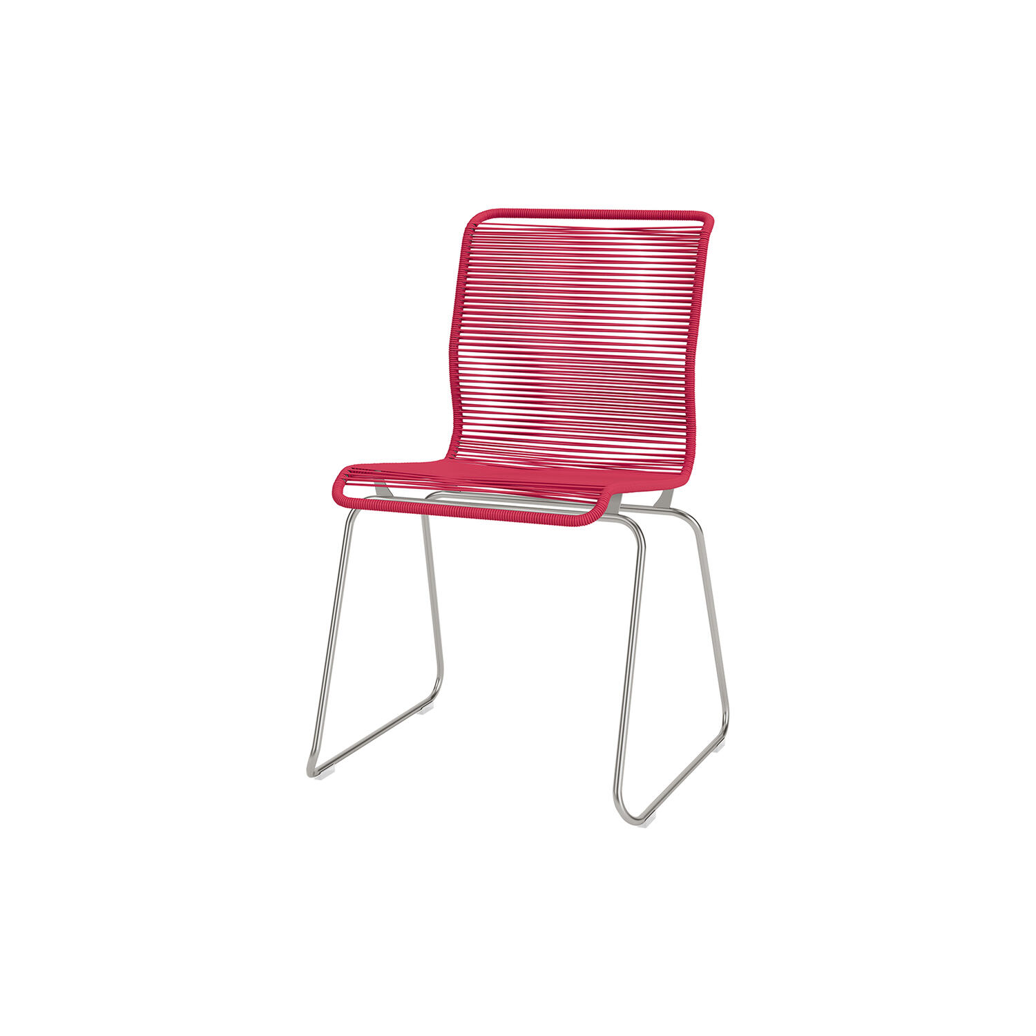 Panton One Dining spisebordsstol, scarlett/steel