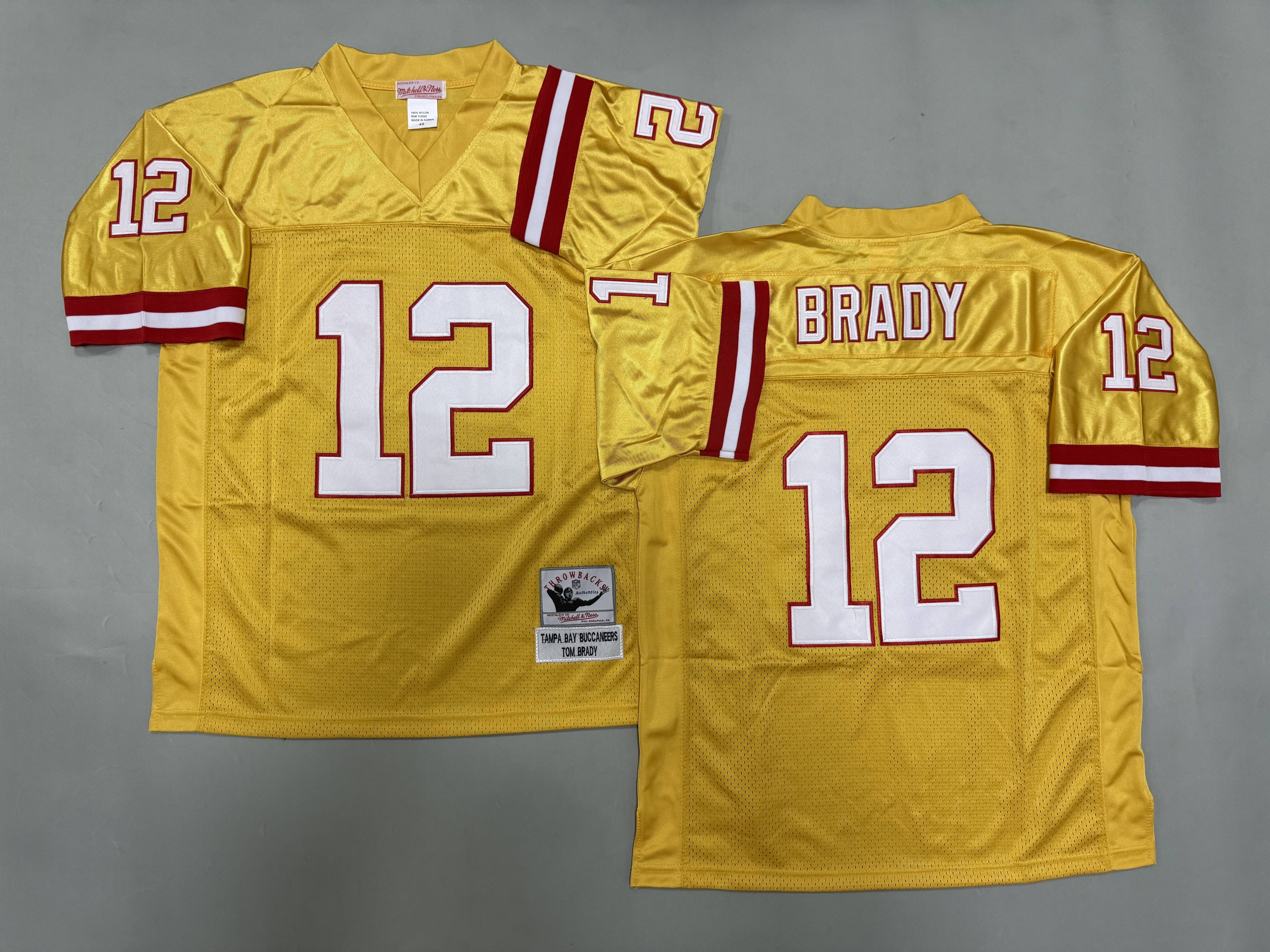 Tom Brady Tampa Bay Buccaneers Authentic Throwback Retired Player Jersey