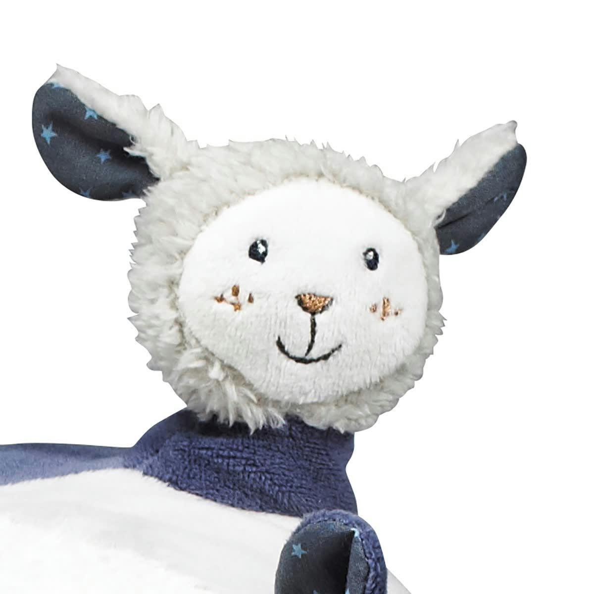 MERLIN - Balle d'activité bébé en velours Bleu