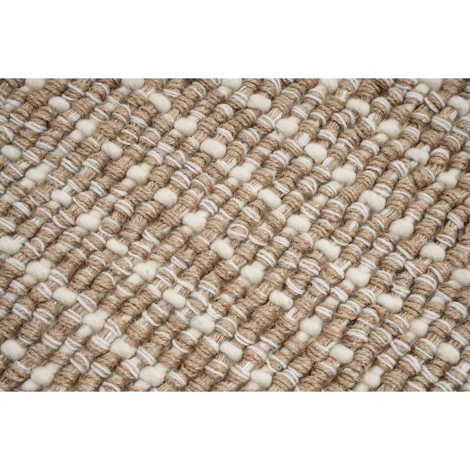 Dutch Lifestyle - Wol - Vloerkleed - 195x300cm - Beige