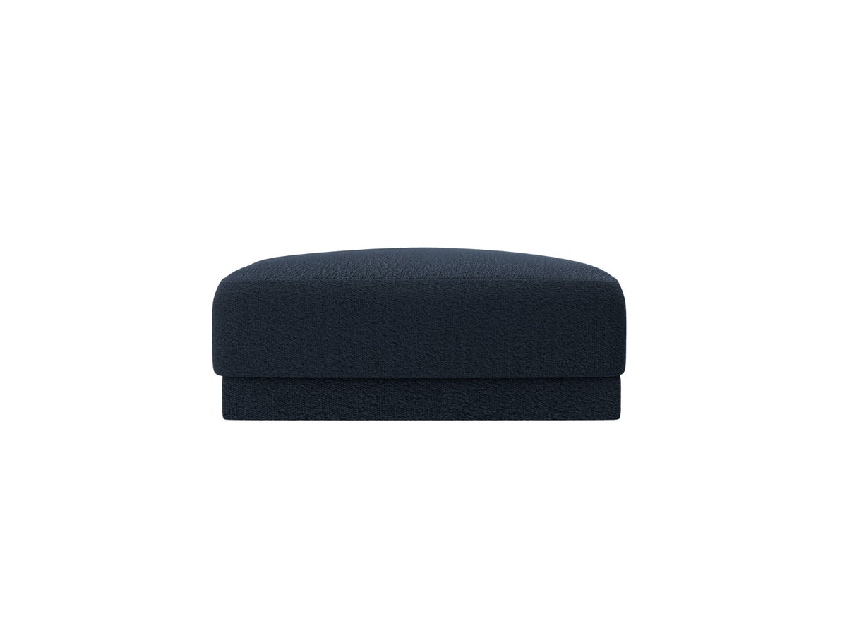 Micadoni Poef Miley boucle donkerblauw - 90x90x40cm