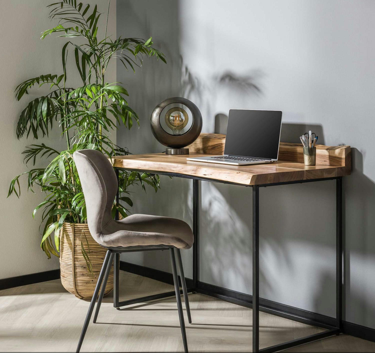 EDGE - Bureau en bois clair L 110