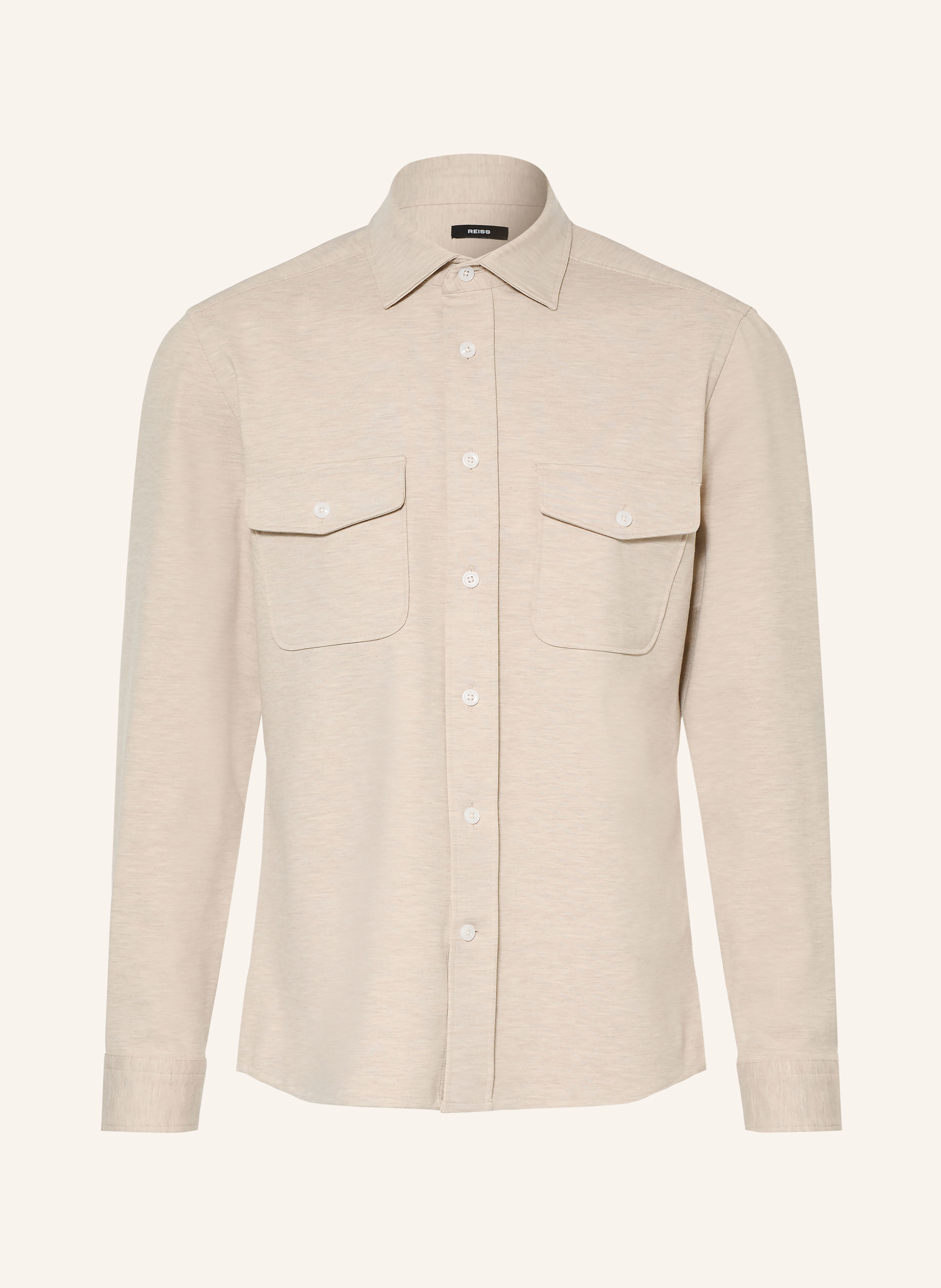 REISS Overshirt MCSHANE aus Jersey