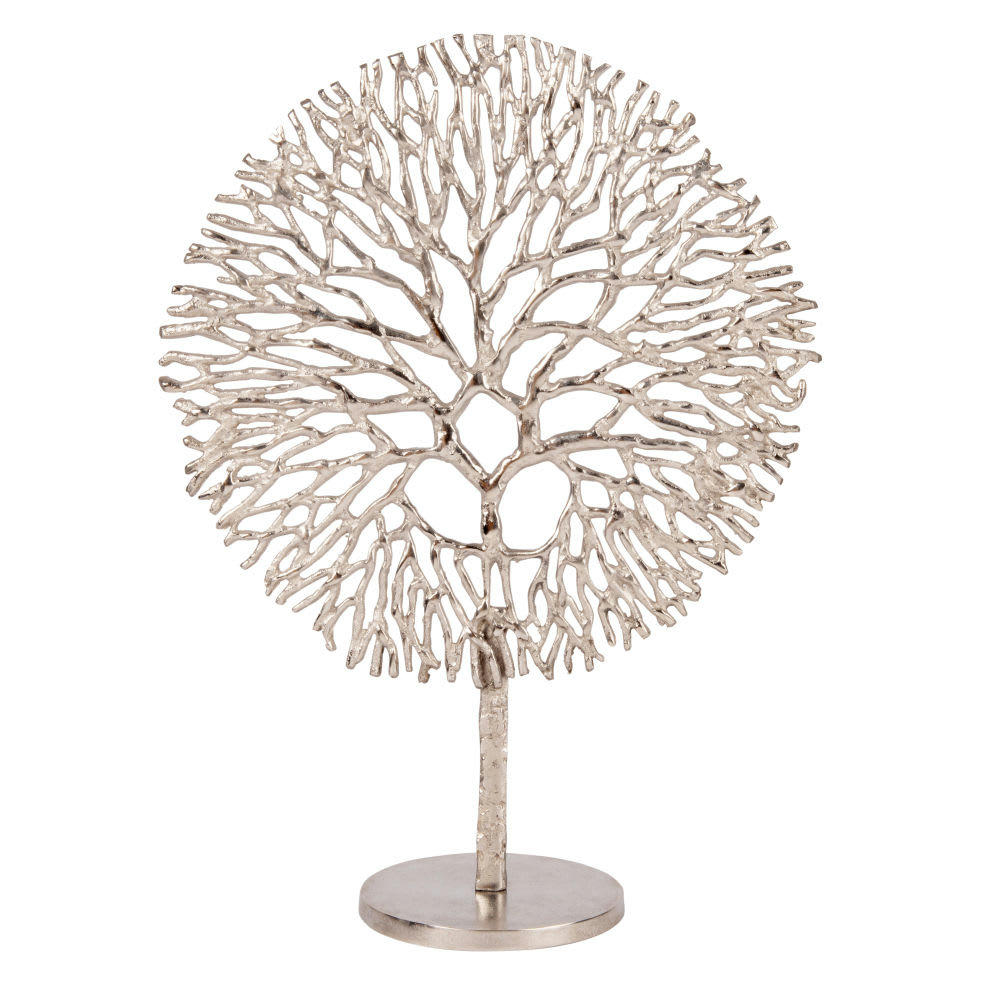 SYLVIA - Statue en métal doré H48