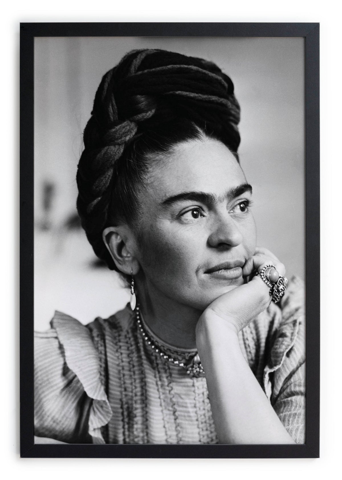 Zwarte lijst met kader 40x30 Kahlo