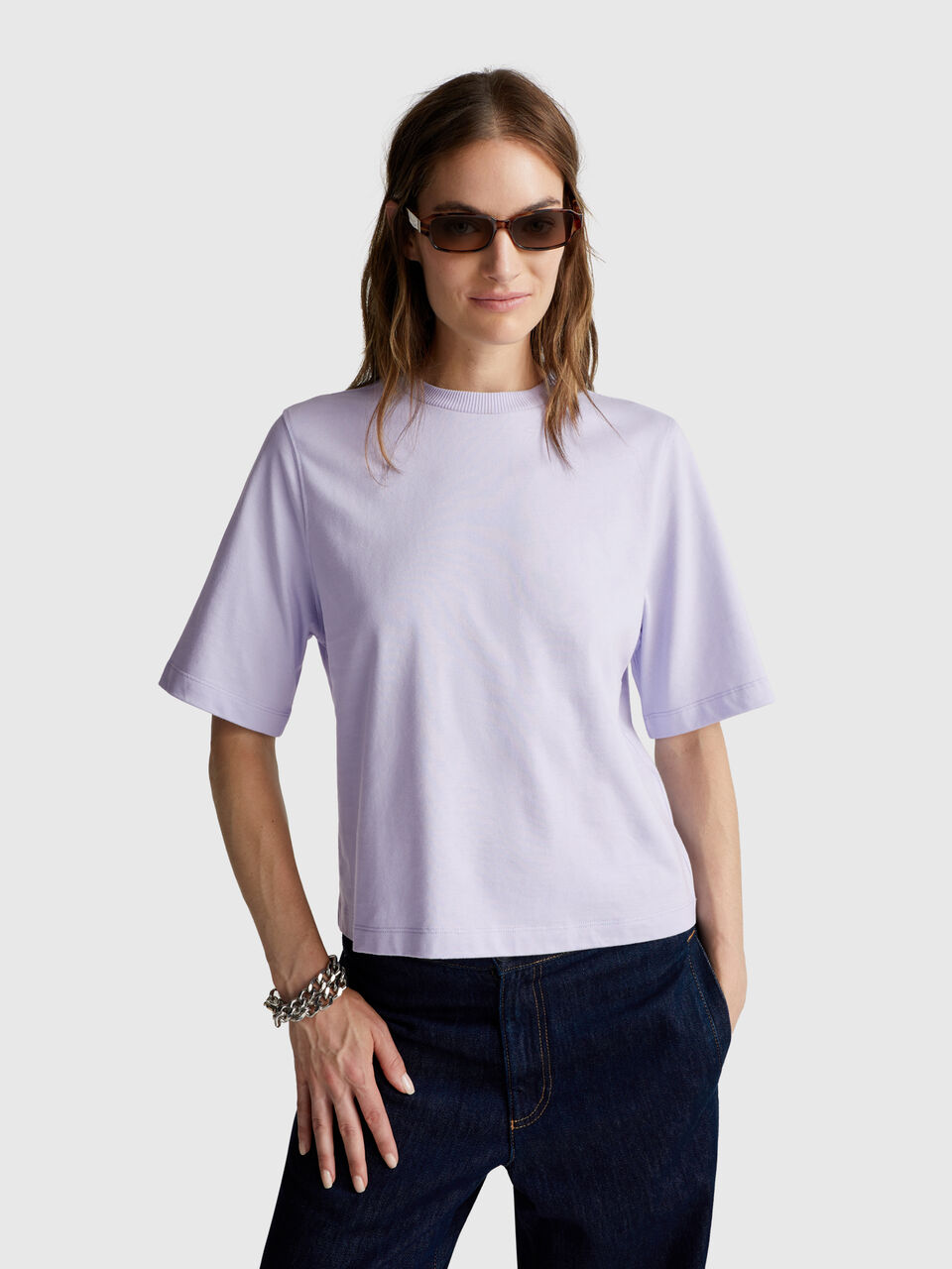 100% cotton boxy fit t-shirt