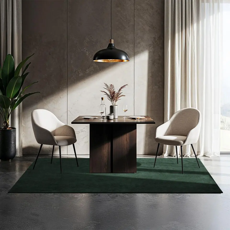 tectake? Kortpolig vloerkleed Soft Zone 120 x 170 cm - Groen