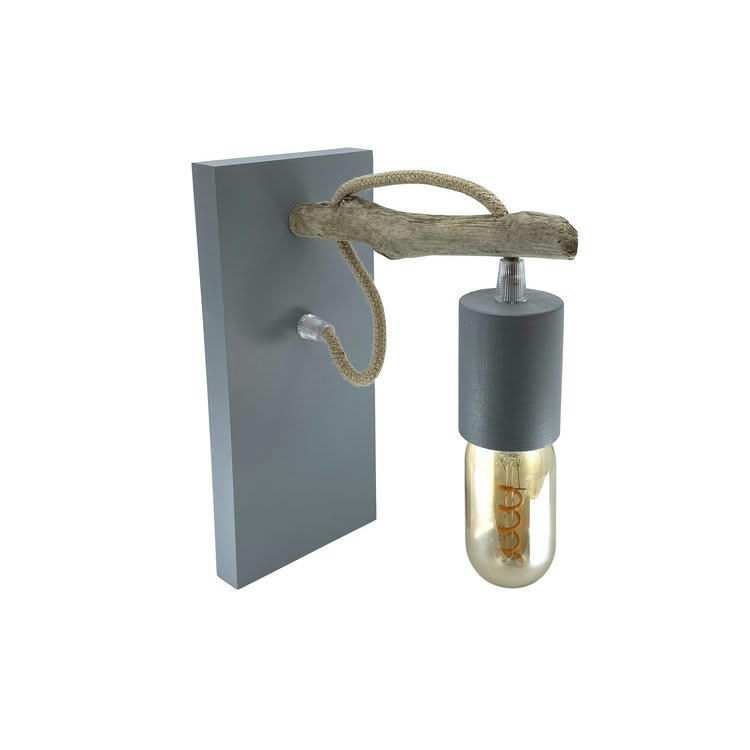 KALT - Applique murale en bois recyclé gris