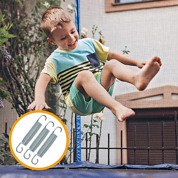 Lot de 20 Ressorts de Trampoline Ressorts de Trampoline en Acier Galvanise Antirouille Resistants aux Dechirures