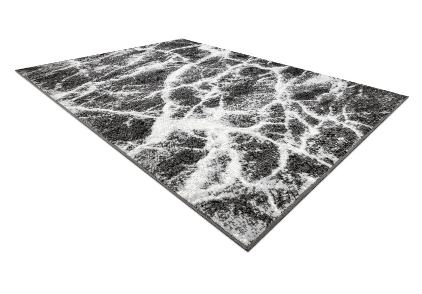 Dywan BCF Morad MARMUR - antracyt / czarny 60x110 cm