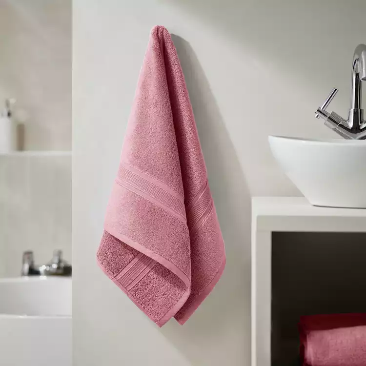 Habitat Supersoft Hand Towel - Rose