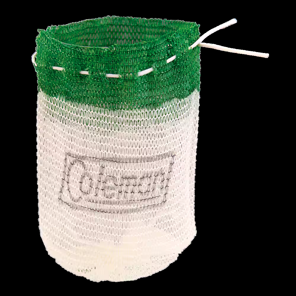Coleman String Tie Standard Shape #21 Lantern Mantles, Green & White, 2-pk