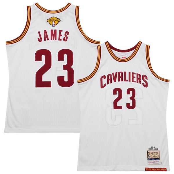 LeBron James Cleveland Cavaliers  2015/16 Hardwood Classics Authentic Jersey - White
