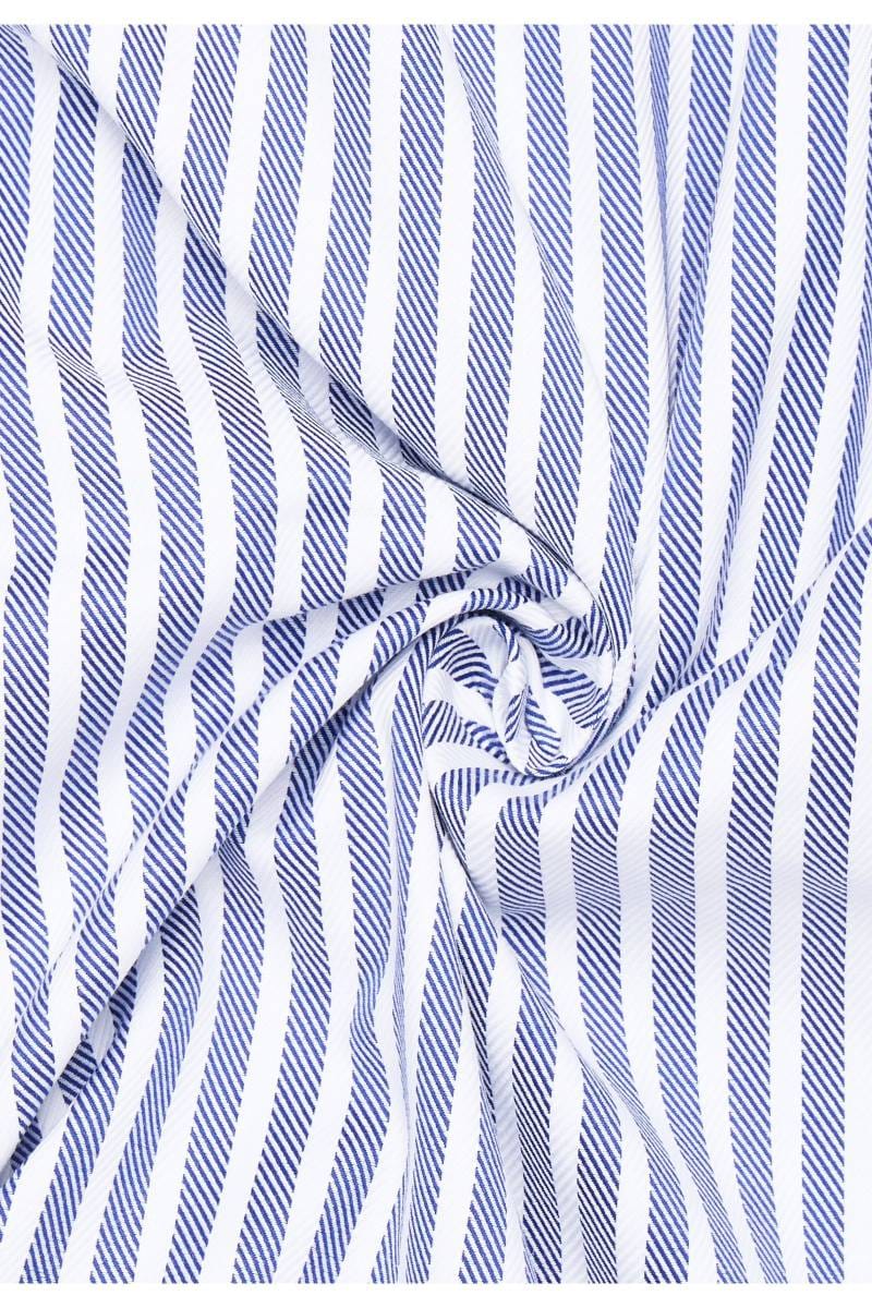 ETERNA Modern Fit Hemd dunkelblau, Gestreift