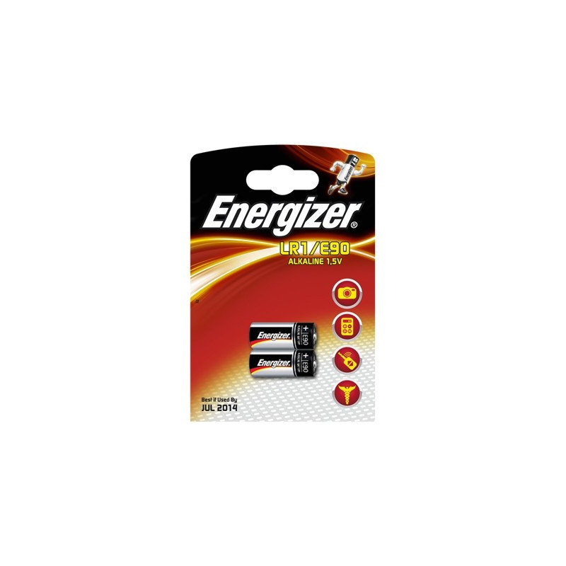 Pile alcaline E90 LR1 1,5 V 2 pièces ENERGIZER
