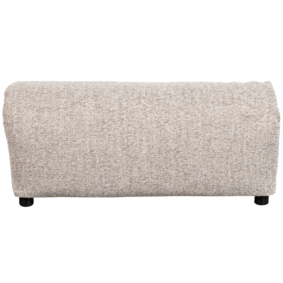 WOOOD hocker Baggy - Geweven Stof - Naturel Melange - 46x91x50