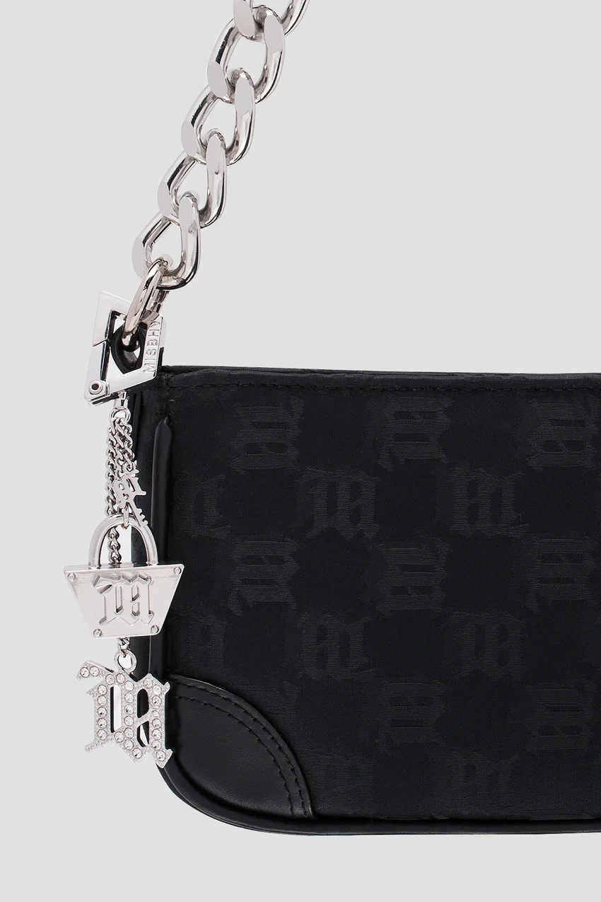 Nylon Monogram Chain Babe Bag