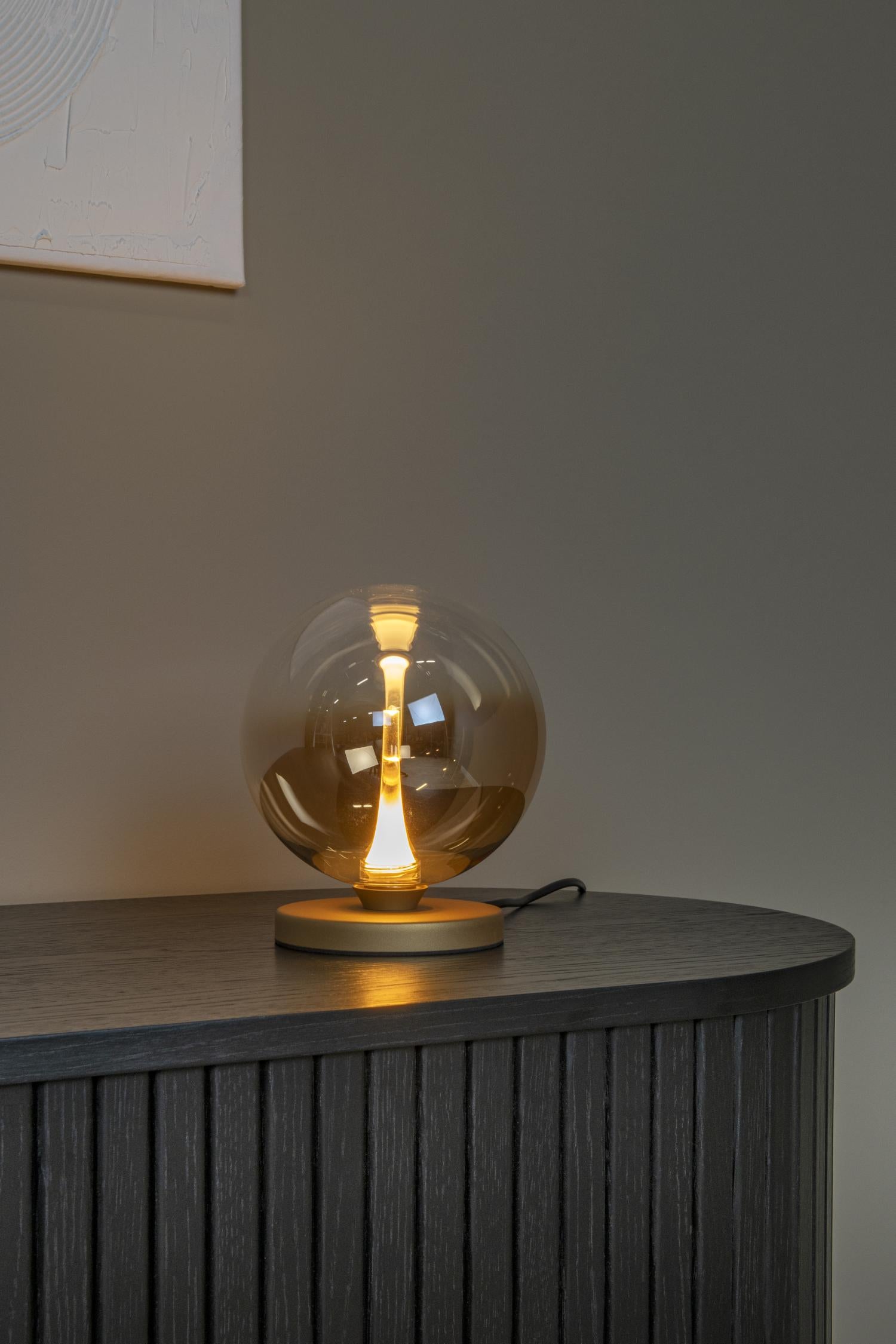 Lucide tafellamp GISELA - Geïntegreerde LED - Amber