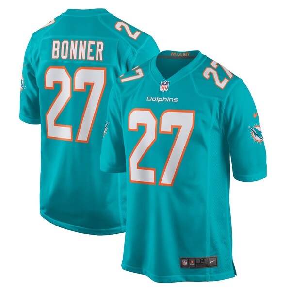 Ethan Bonner Miami Dolphins Nike  Game Jersey -  Aqua
