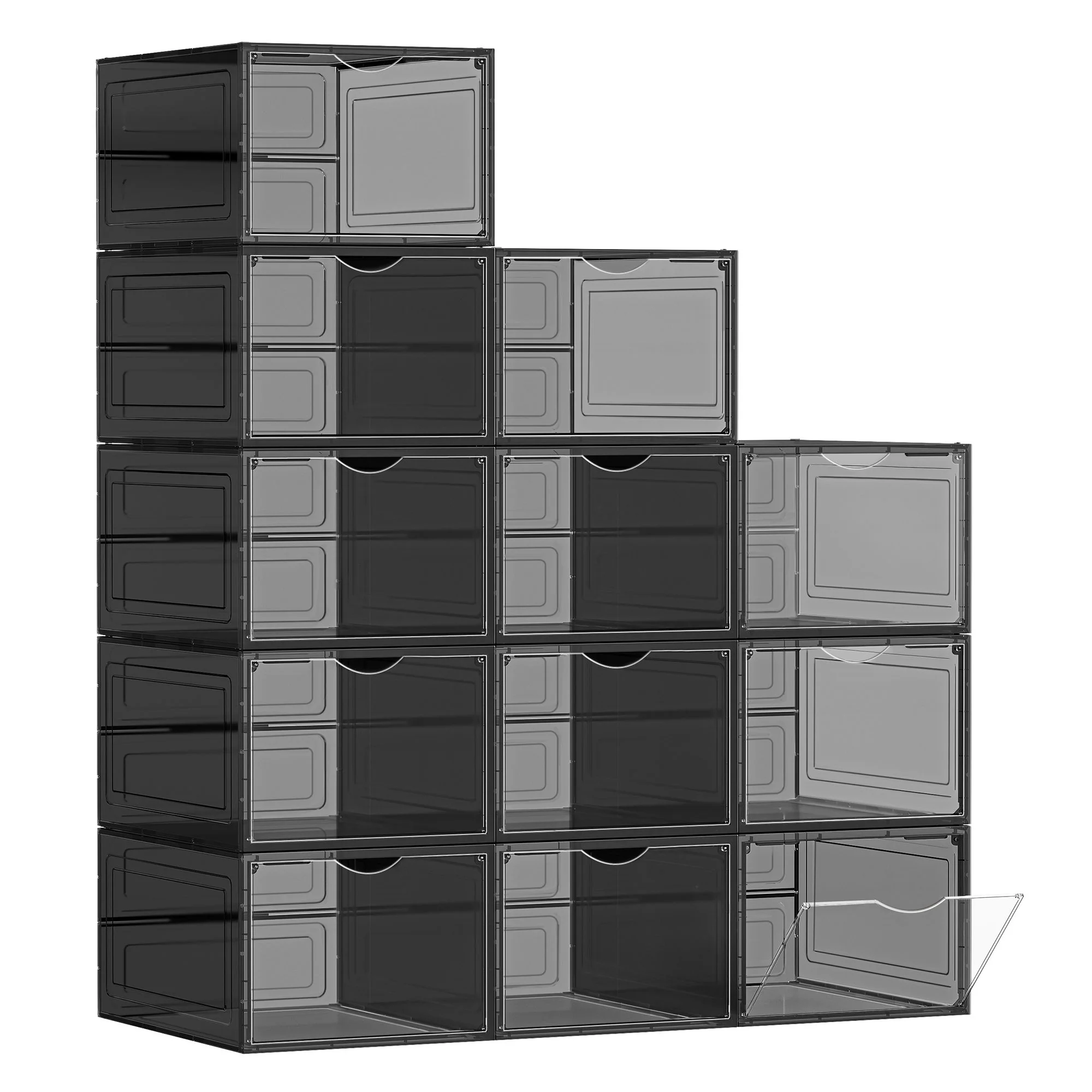 Boîtes à chaussures en plastique