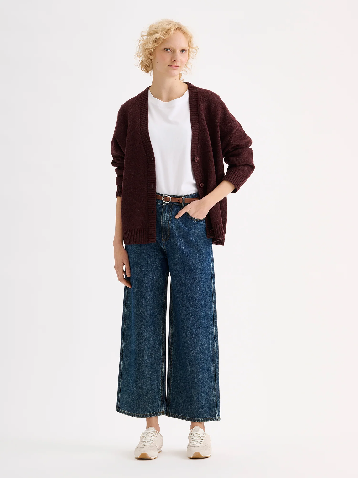 LANA oversize neuletakki - ruskea