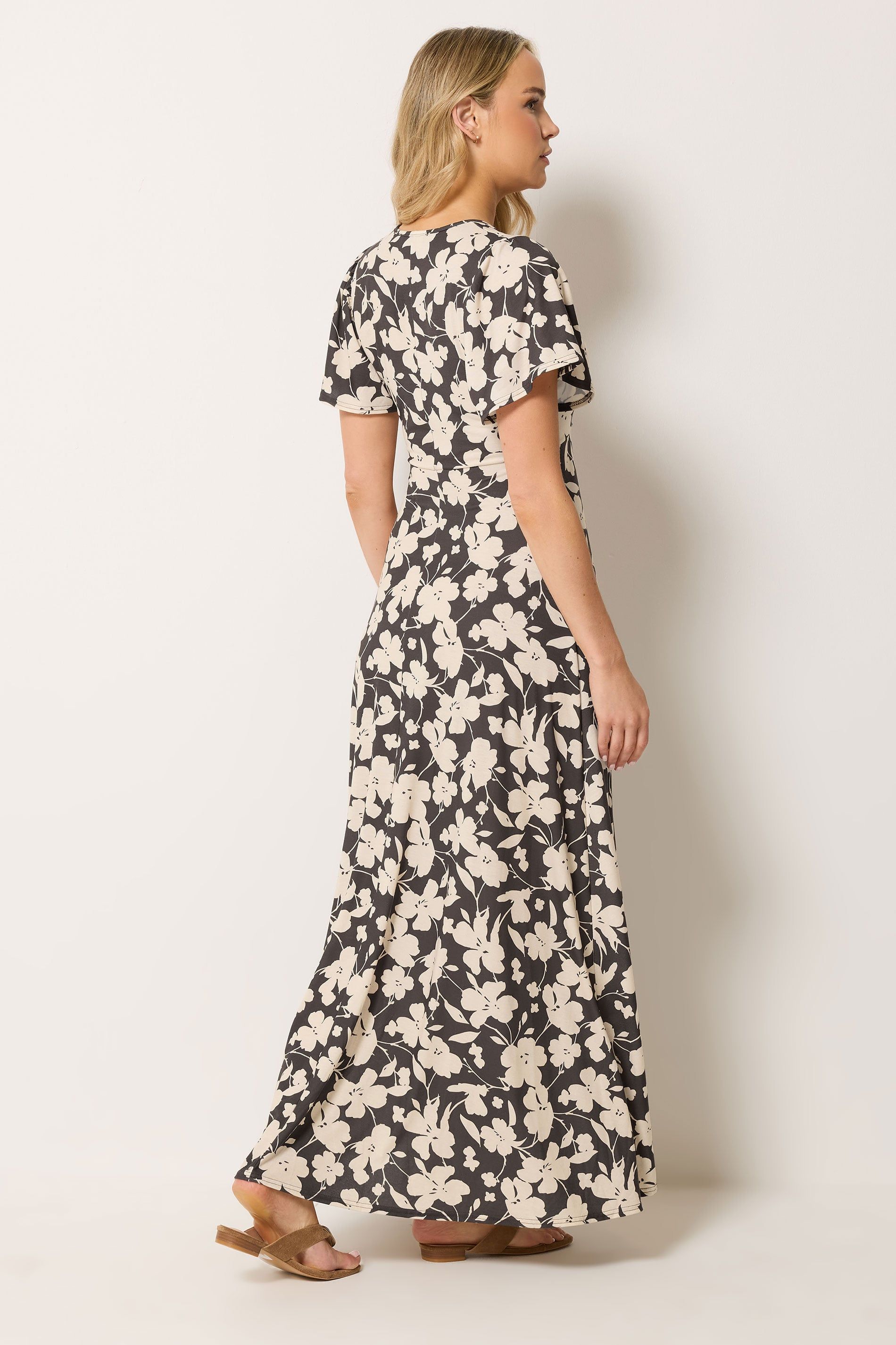 Long Tall Sally Tall Floral Wrap Maxi Dress