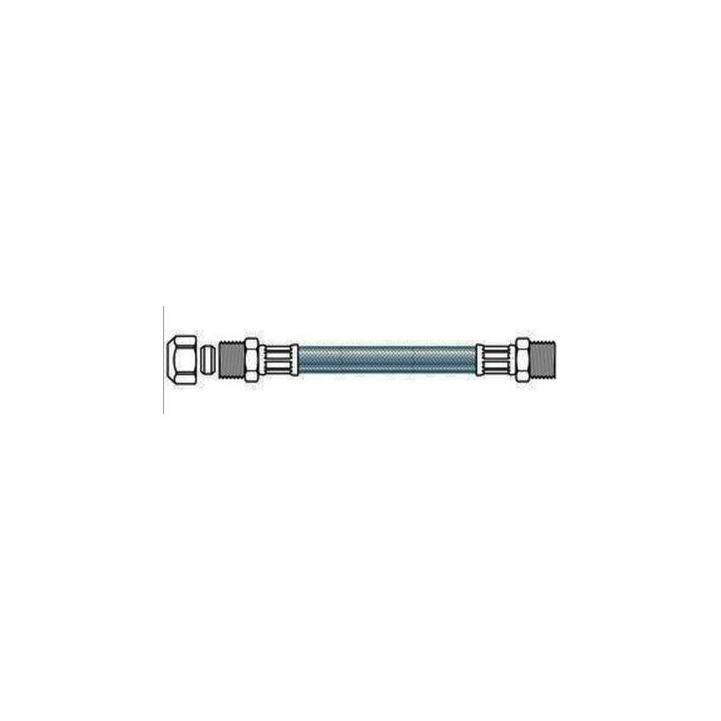 Raccord flexible bicône 15 x M 1/2